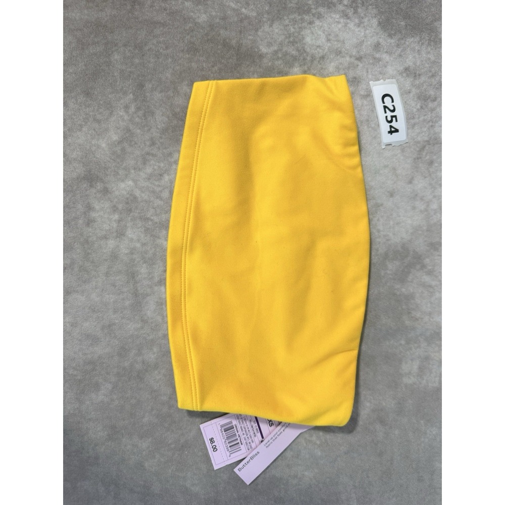 Wild Fable Butter Bliss Tube Top Yellow Women's Size XXS NWT